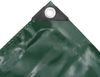vidaXL Abdeckplane, Canvas mit PVC-Beschichtung grün, 3 x 6 m, 650 g/m² Bild 3