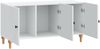 vidaXL TV-Schränk Weiß 99 x 34,5 x 50 cm Holzwerkstoff 894255 Bild 4