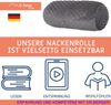 Dr. Berger Nackenrolle Minky Anthrazit 40 x 16 cm Bild 3