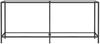 vidaXL Konsolentisch Transparent 180x35x75,5 cm Hartglas 331702 Bild 3