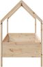 vidaXL Kinderbett Hausbett 80x200 cm Massivholz Kiefer 850704 Bild 5