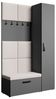 Beautysofa Garderobenschrank mit schmalem eintürigen Kleiderschrank mit Kleiderstange MARGARET I+IV (in 2 Breiten zur Auswahl) mit schmalem 1-türigen Kleiderschrank Bild 4