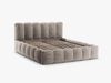 Micadoni Stauraumbett mit Kopfteil Lupine Chenille Loris Cappuccino 140x200 Bild 2
