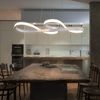 ZMH LED-Deckenlampe, 15W, verstellbares Licht und Höhe, mit Fernbedienung, mit 4000K, aus Silikon und Aluminium, für Esszimmer, Wohnzimmer, Büro, Cafeteria, Restaurant schwarz Bild 5