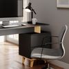 Vicco 'Nautica' Schreibtisch mit Kommode, Anthrazit Bild 5