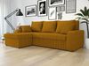 Mirjan24 'Kris' Ecksofa Cord, Gelb, 80 x 147 x 238 cm Bild 3
