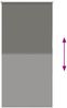 vidaXL Verdunkelungsrollo Grau 85x150 cm Stoffbreite 80,7 cm Polyester 4011125 Bild 5