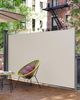 SONGMICS Alu-Seitenmarkise, ausziehbar, blickdicht, Beige, 200x350 cm Bild 2