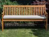 Sitzbankpolster Kissen Ohne Muster VIVARA 152 x 54 cm Beige Bild 3