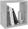 vidaXL Würfelregale 4 Stk. Betongrau 26x15x26 cm 807038 Bild 4