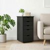 vidaXL Schrank Schwarz 34 x 39 x 61,5 cm Massivholz Kiefer 42028351 Bild 3