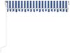 vidaXL Markise Automatisch Einziehbar 300x250 cm Blau und Weiß 3068866 Bild 4
