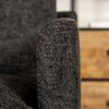 Bronx71 Sofa Denver Chenille 2,5-Sitzer schwarz Bild 5