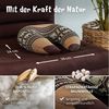 livasia Nackenhörnchen Reisekissen - 24x28x7cm, Kapok, vegan, handgefertigt Bild 4