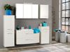Spiegelschrank >Graphit< in Weiß - 100x64x20cm (BxHxT) Bild 4