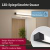 Selection Bathroom LED Spiegelleuchte Quasar IP44 3000K 900lm 230V 11,2W Schwarz Bild 2