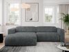 Ecksofa PASADENA, freistehendes Ecksofa, breite Armlehnen, Federsitz - links - Dunkelgrau Cord Bild 2