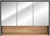 Spiegelschrank 100 cm BOLOGNA-56 in anthrazit mit Artisan Eiche Nb, B/H/T: ca. 100/75/25 cm Bild 5