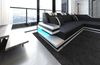 Sofa Dreams Ecksofa Ravenna L Form Leder mit Ottomane und USB, Couch, mit LED, wahlweise mit Bettfunktion als Schlafsofa, Designersofa Bild 3