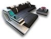 Sofa Dreams Ecksofa Ravenna L Form Leder mit Ottomane und USB, Couch, mit LED, wahlweise mit Bettfunktion als Schlafsofa, Designersofa Bild 4