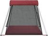 vidaXL Baby-Laufstall mit Matratze Rot Leinenstoff 10305 Bild 5