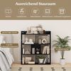 Bücherregal mit 7 Würfeln Standregal Würfelregal Aufbewahrungsregal 80 x 20 x 90 cm Schwarz Bild 5