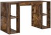 vidaXL Schreibtisch Geräucherte Eiche 130 x 50,5 x 75 cm Holzwerkstoff 869502 Bild 2