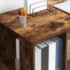vidaXL Schreibtisch Geräucherte Eiche 130 x 50,5 x 75 cm Holzwerkstoff 869502 Bild 4