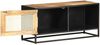 vidaXL TV-Schrank 90x30x40 cm Raues Mangoholz und Wiener Geflecht 323144 Bild 2