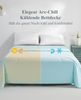 Elegear Sommerbettdecke Sommerdecke 150x200/200x220cm Kühldecke mit Japanische Arc-Chill 3.0, Füllung: DARCON 3D-Hohlfasern + Jade-Masterbatch, Bezug: 100% Arc-Chill Kühlgewebe (japanisch), Kühlende Bettdecke aus Kühlfasern, superweich, antiallergisch Bild 2