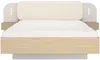 Vente-unique - LYORIMA Bett Holz, Platte Beige - B 223 cm x H 104 cm x L 249 cm Bild 3