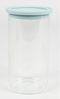 Vorratsglas 1100 ml rund mit Silikondeckel 2-fach sortiert Glasbehälter Küchenaufbewahrung Lebensmittelaufbewahrung Bild 1