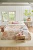 PIP Studio Perkal Bettwäsche 135x200 Bombay Bold Off White Blüten Asia Wende Bild 3