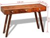 Konsolentisch, Beistelltisch mit 3 Schubladen 76 cm Massivholz Akazie Bild 5