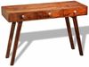 Konsolentisch, Beistelltisch mit 3 Schubladen 76 cm Massivholz Akazie Bild 2