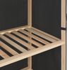 vidaXL Schuhschrank mit Abdeckung Grau 79 x 40 x 80 cm Stoff 248195 Bild 5