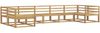 vidaXL Outdoor-Sofagarnitur 7 pcs Weiß Massivholz Akazie 3386953 Bild 2