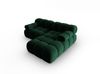 Micadoni Modulares Ecksofa Bellis 3-Sitzer Rechts Samt Bluvel Flaschengrün Bild 3
