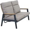 Gartensofa MONDO Latea, Aluminium, Braun, Grau, 86 x 153 x 92 cm Bild 3