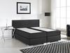 Boxspringbett 'President' Kunstleder schwarz, 180x200 cm Bild 3