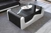 Couchtisch Wave - Kunstleder - schwarz-weiß Bild 4