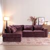 Bronx71 Ecksofa Kyle chenille lila links Bild 3