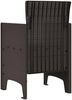 vidaXL Gartenstuhl mit Kissen 2 pcs Braun 53 x 49 x 85 cm Polypropylen 847453 Bild 5