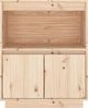 Sideboard 60 x 34 x 75 cm Massivholz Kiefer [813520] Bild 5