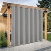 BTTO V&G Vorhang Winddichte & Wasserfeste Outdoor-Vorhänge, Top/Bottom-Ösen, Extra Large Blackout, Thermisch isoliert Home Textile Bild 5