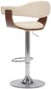 vidaXL Barhocker 2 Stk. Creme Bugholz und Kunstleder [283114] Bild 4