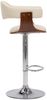 vidaXL Barhocker 2 Stk. Creme Bugholz und Kunstleder [283114] Bild 5