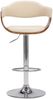 vidaXL Barhocker 2 Stk. Creme Bugholz und Kunstleder [283114] Bild 3