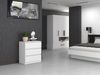 ibonto NACHTKOMMODE laminierter Spanplatte mit 3 Schubladen (H 70 x T 40 x B 70 cm) Bild 4