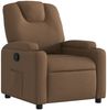 vidaXL Relaxsessel Braun Stoff 372369 Bild 2